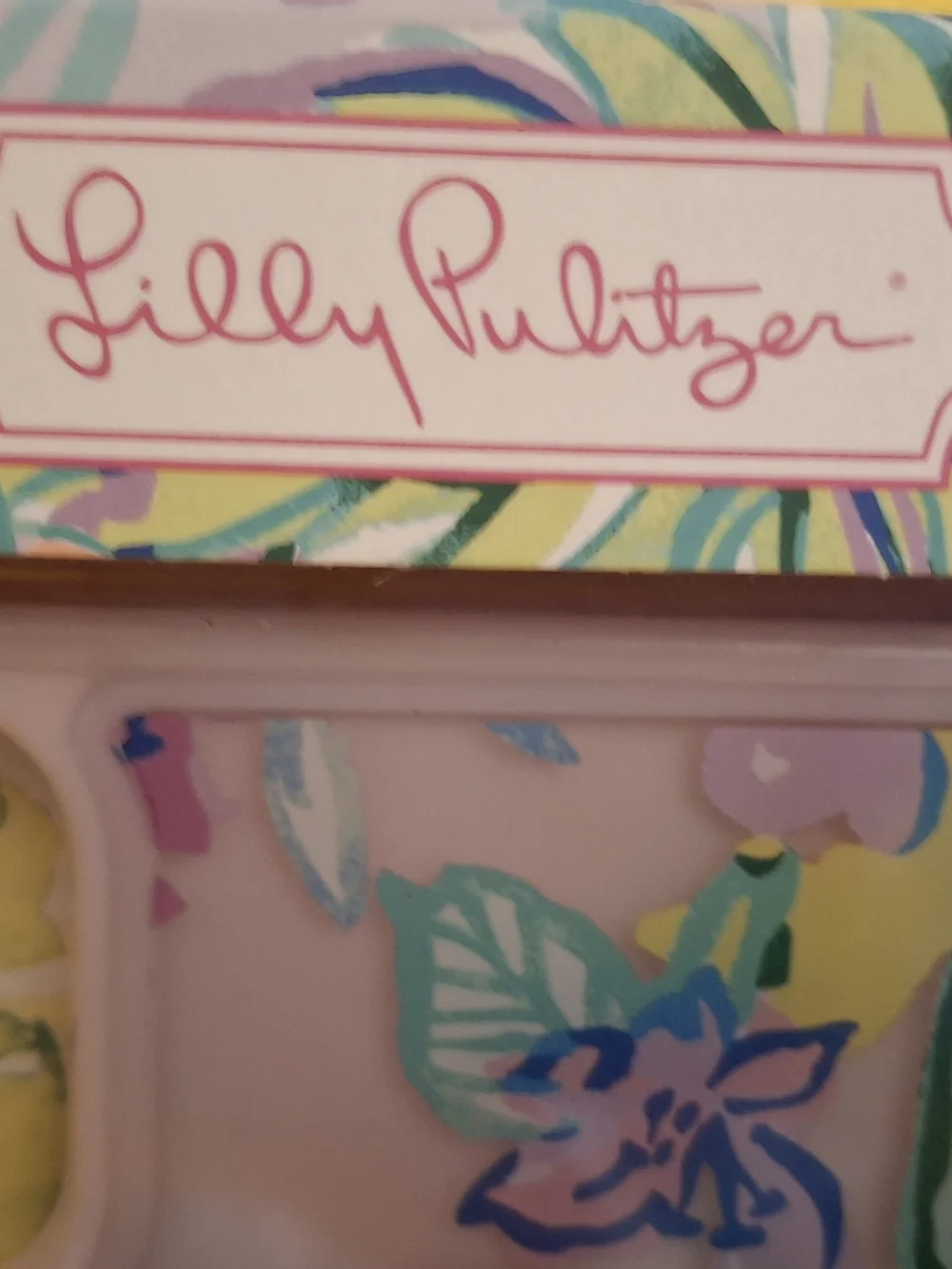Lilly Pulitzer Pink Pastel Mermaid In The Shade Glitter iPhone XR Case
